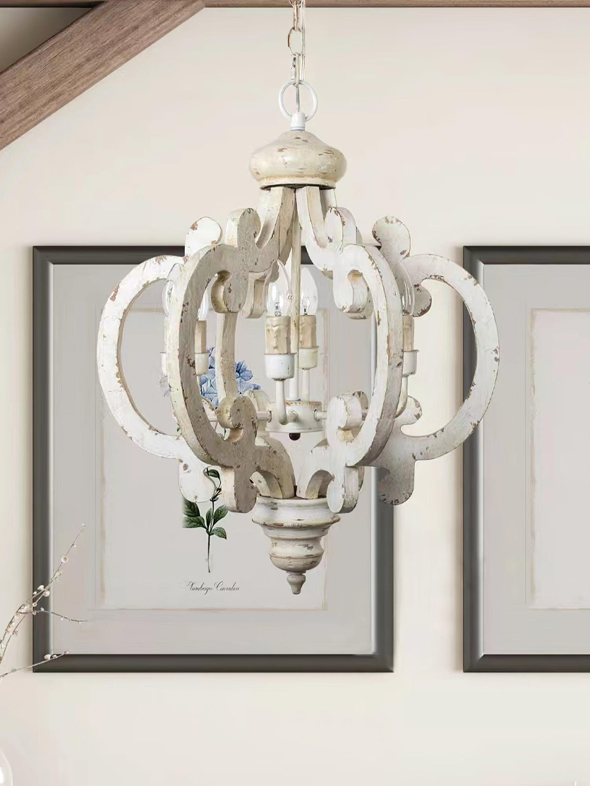 Florora Wood Chandelier-Moonnatur