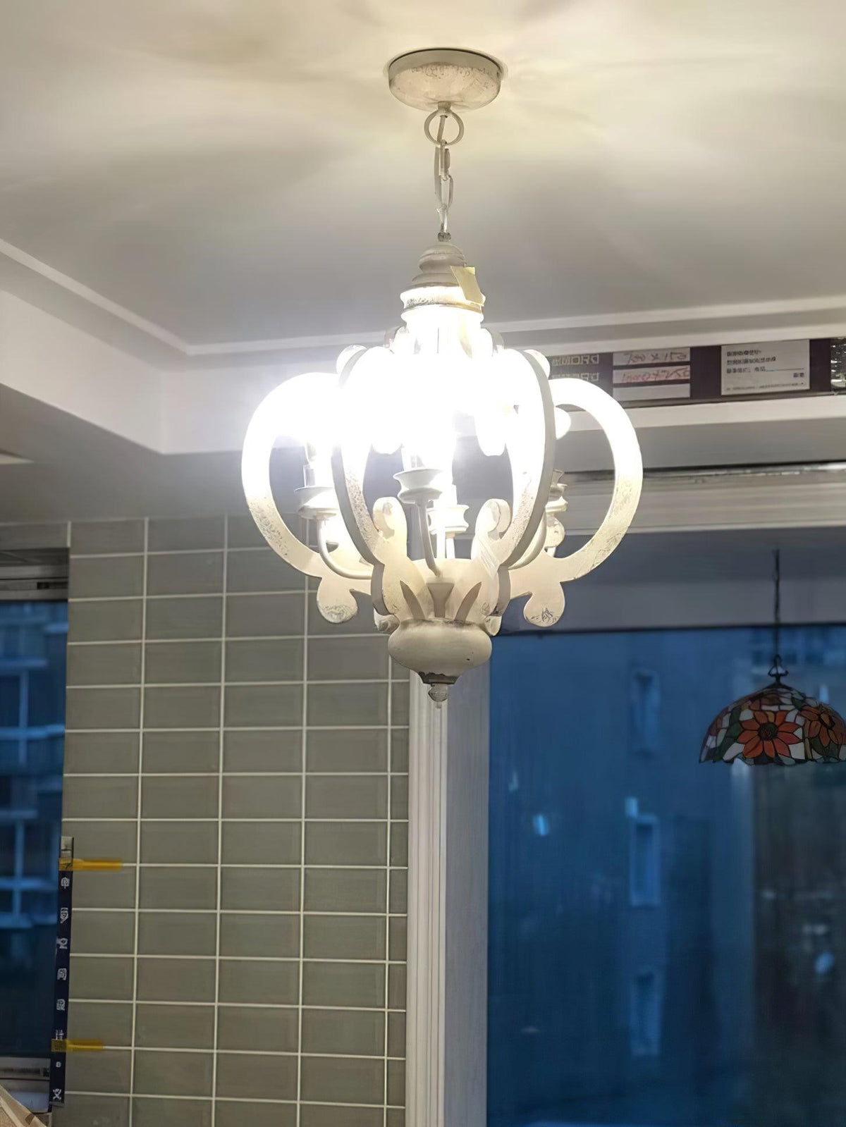 Florora Wood Chandelier-Moonnatur