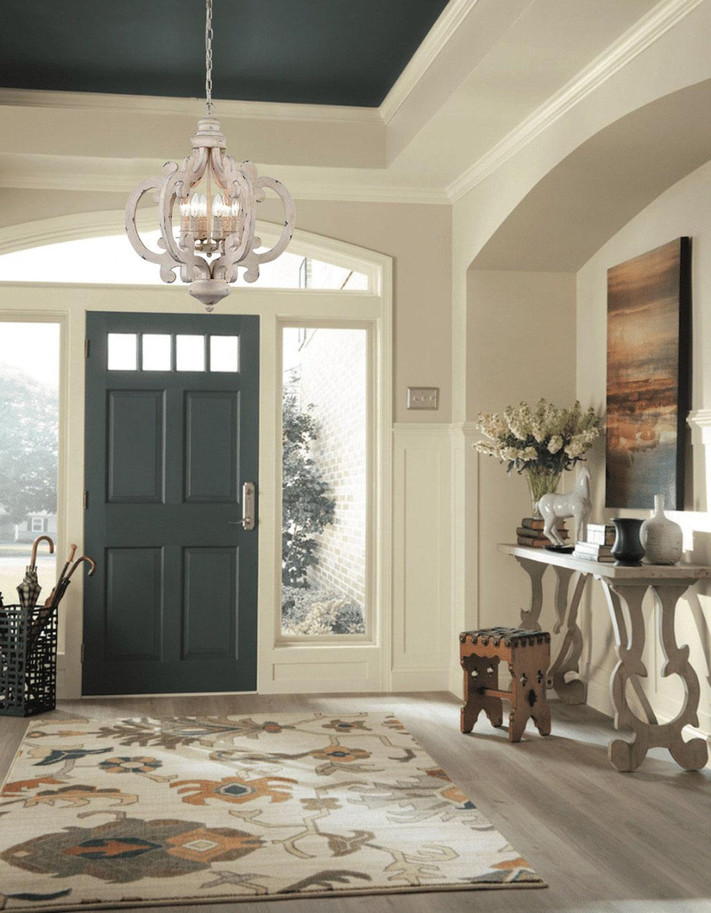 Florora Wood Chandelier-Moonnatur