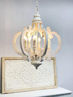 Florora Wood Chandelier-Moonnatur