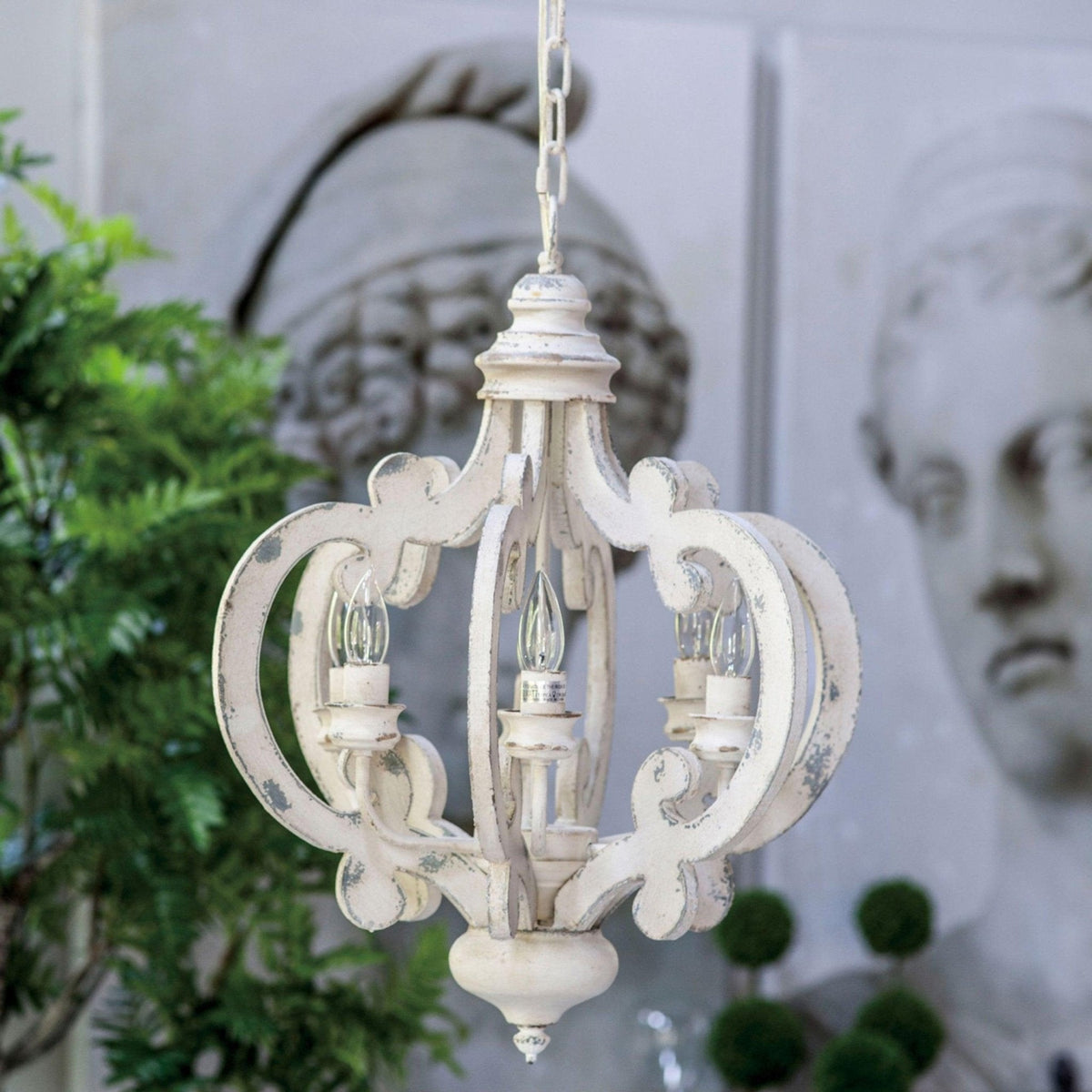 Florora Wood Chandelier-Moonnatur
