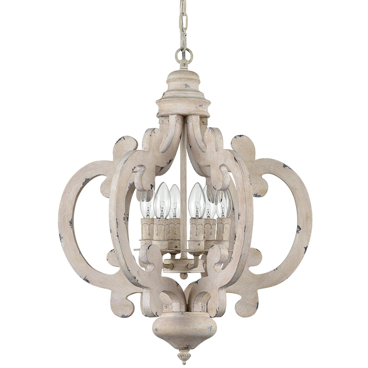 Florora Wood Chandelier-Moonnatur