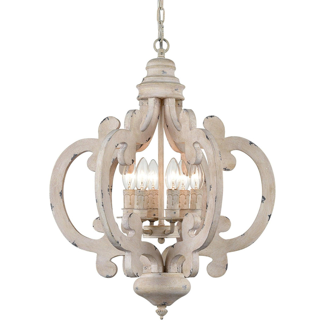 Florora Wood Chandelier-Moonnatur