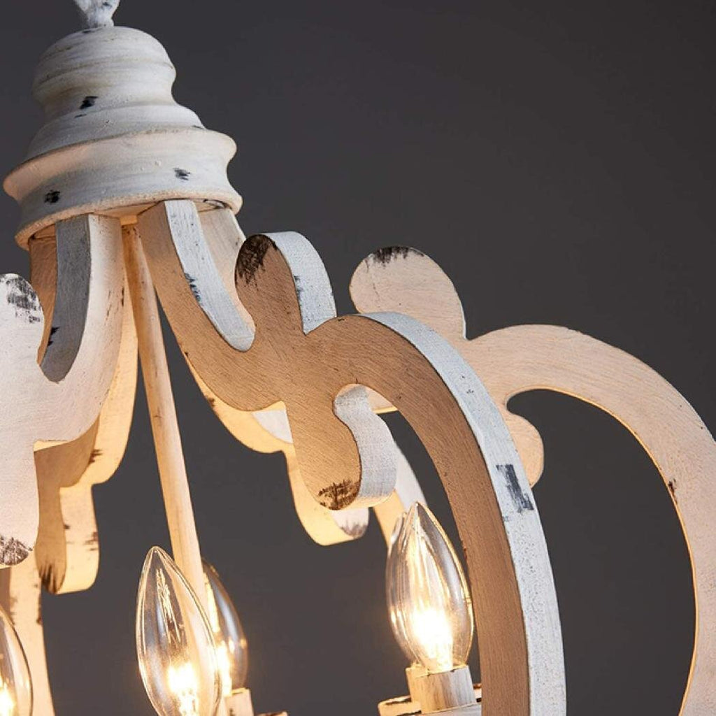 Florora Wood Chandelier-Moonnatur