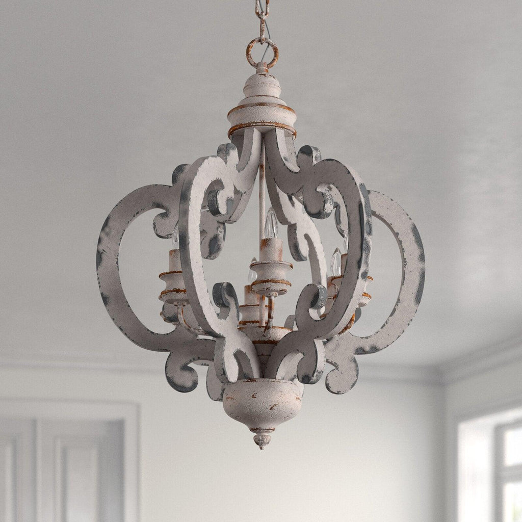 Florora Wood Chandelier-Moonnatur