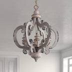 Florora Wood Chandelier-Moonnatur