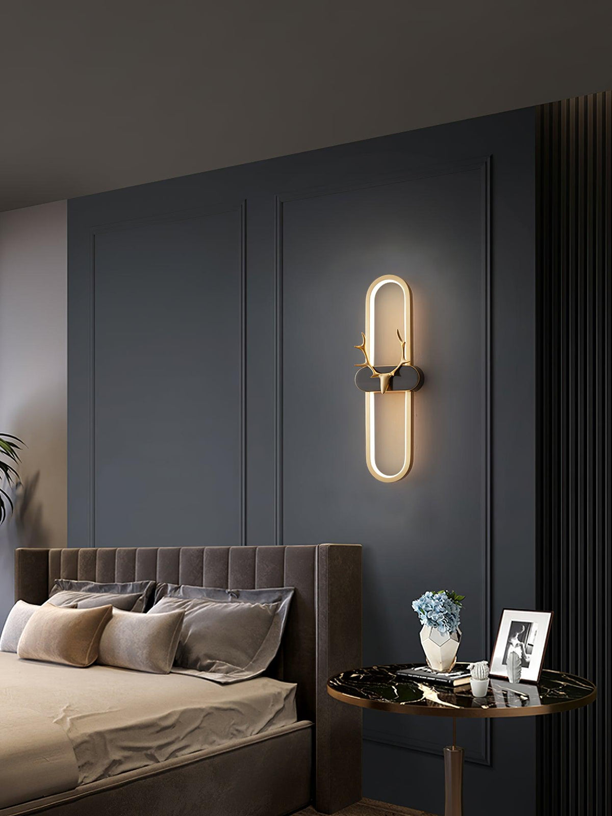 Urenara Brass Wall Light-Moonnatur