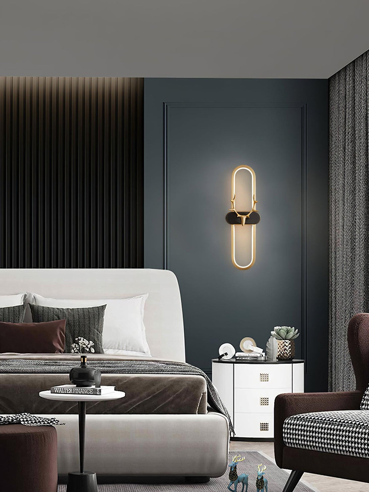 Urenara Brass Wall Light-Moonnatur