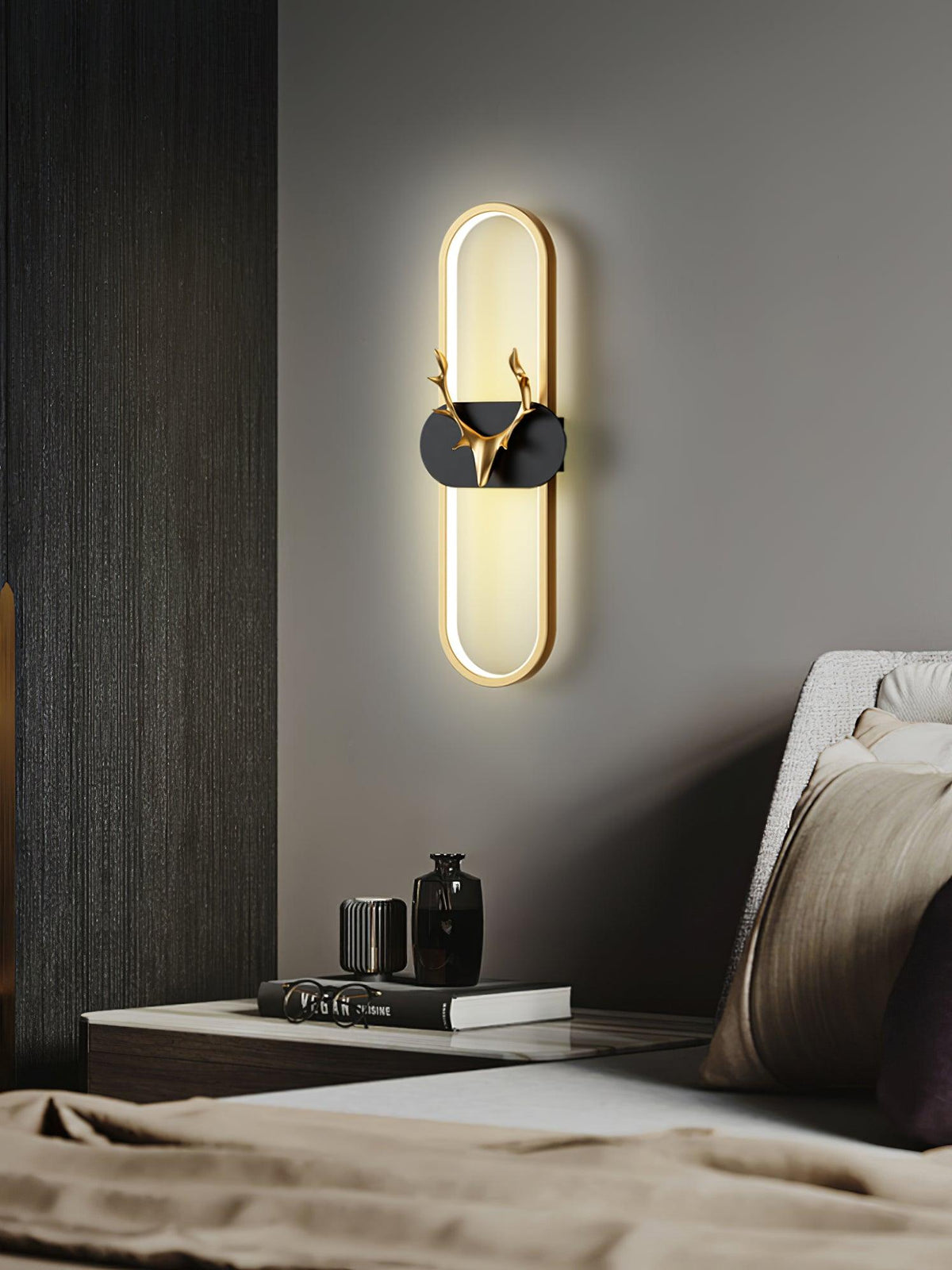 Urenara Brass Wall Light-Moonnatur