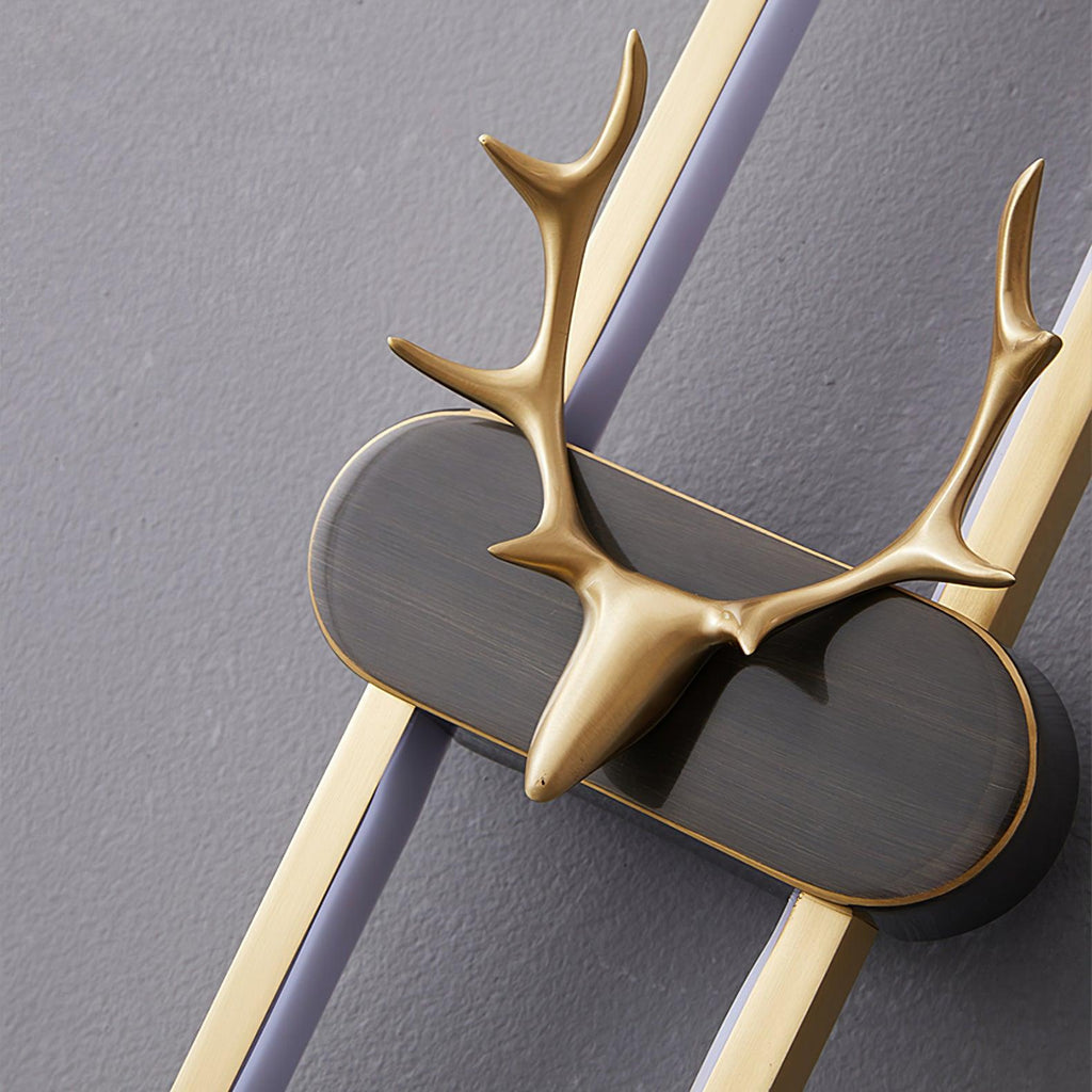 Urenara Brass Wall Light-Moonnatur
