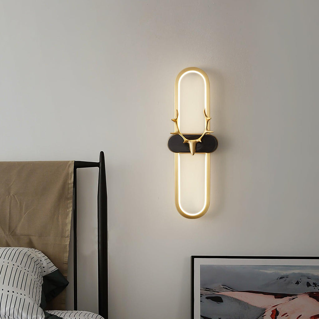 Urenara Brass Wall Light-Moonnatur