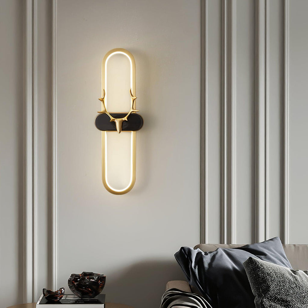 Urenara Brass Wall Light-Moonnatur