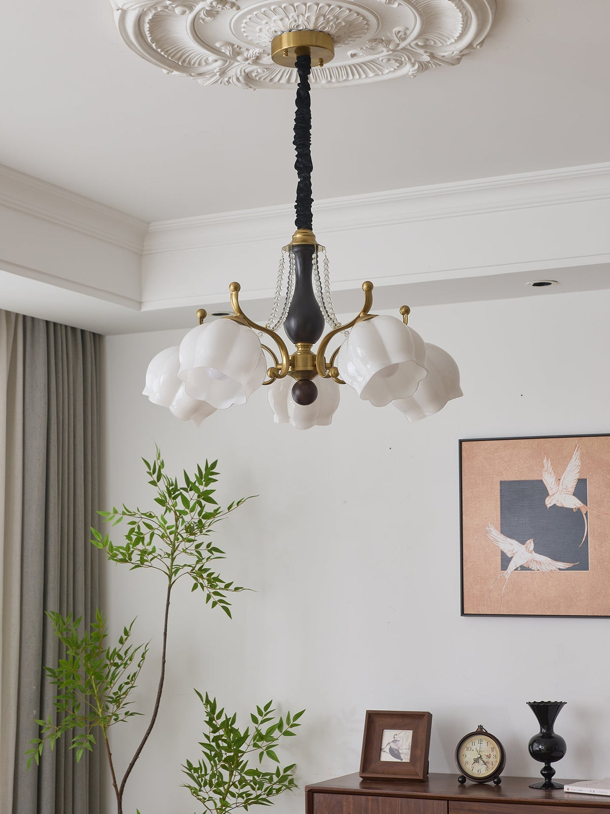 Verreneth Glass Chandelier-Moonnatur
