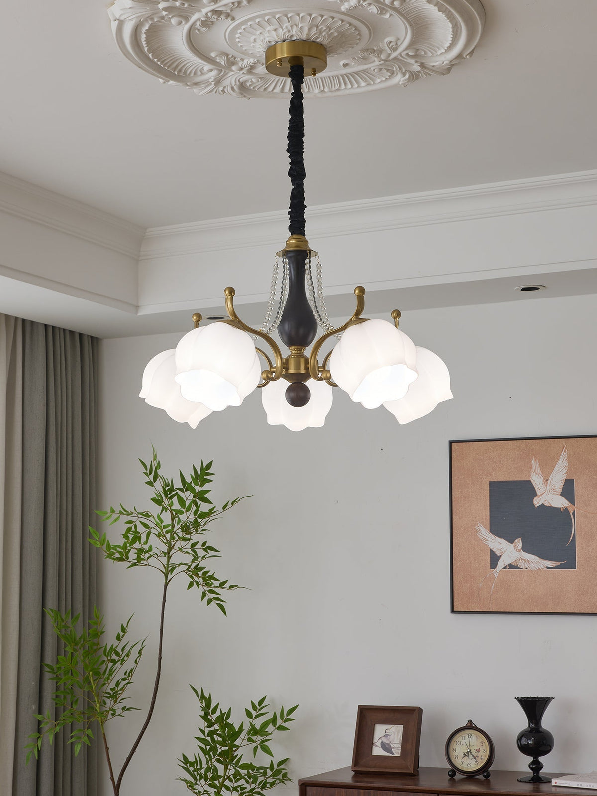 Verreneth Glass Chandelier-Moonnatur
