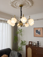 Verreneth Glass Chandelier-Moonnatur