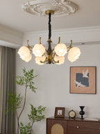 Verreneth Glass Chandelier-Moonnatur