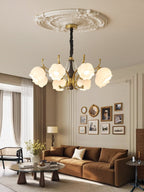 Verreneth Glass Chandelier-Moonnatur
