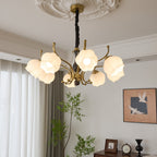 Verreneth Glass Chandelier-Moonnatur