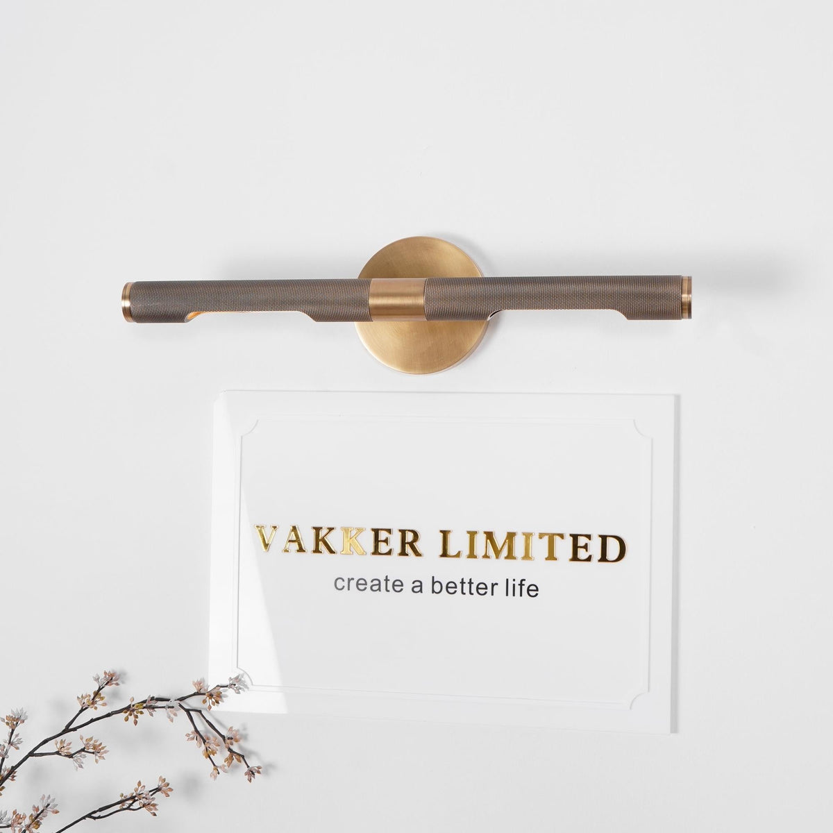 Ivrenfern Brass Wall Light-Moonnatur