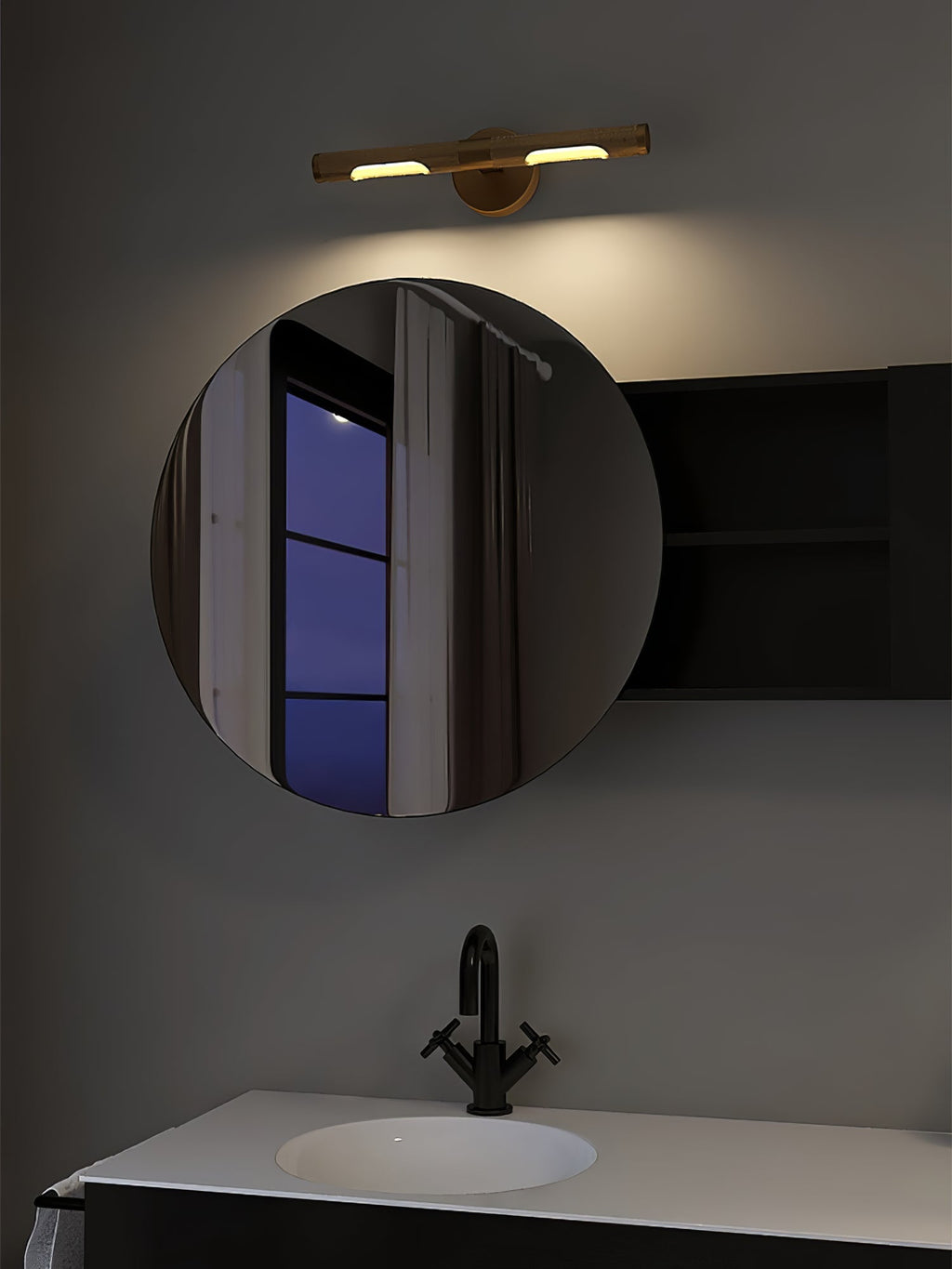 Ivrenfern Brass Wall Light-Moonnatur