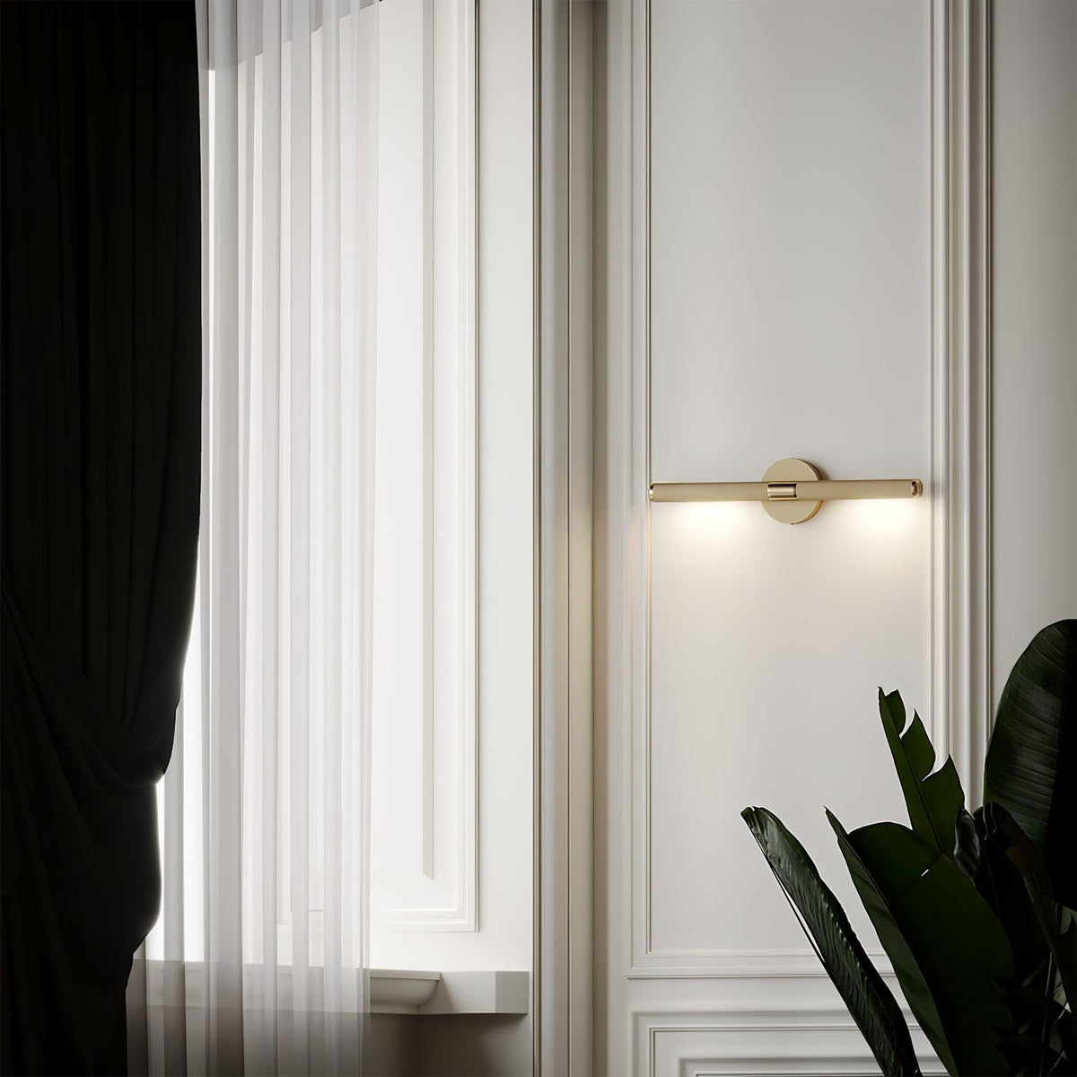 Ivrenfern Brass Wall Light-Moonnatur