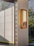 Baldenholm Alabaster Wall Light-Moonnatur