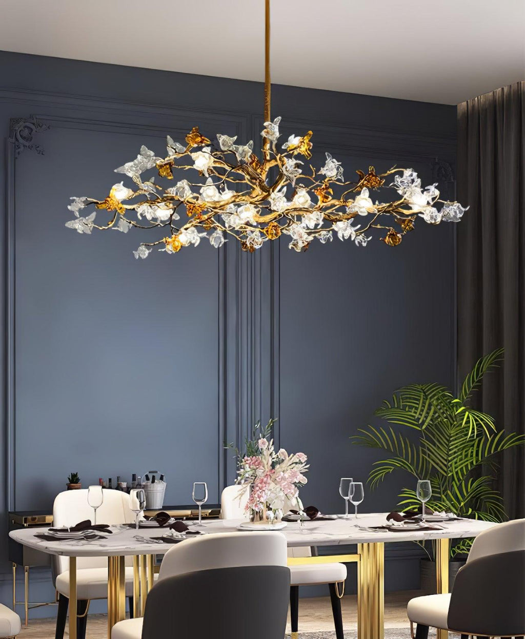 Ulvenena Crystal Chandelier-Moonnatur