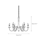 Denelonna Wood Chandelier-Moonnatur