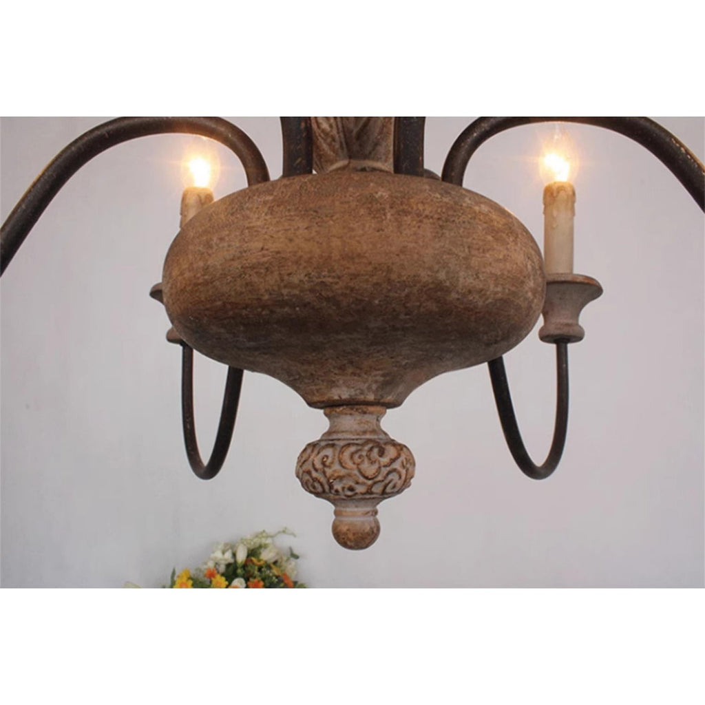 Denelonna Wood Chandelier-Moonnatur