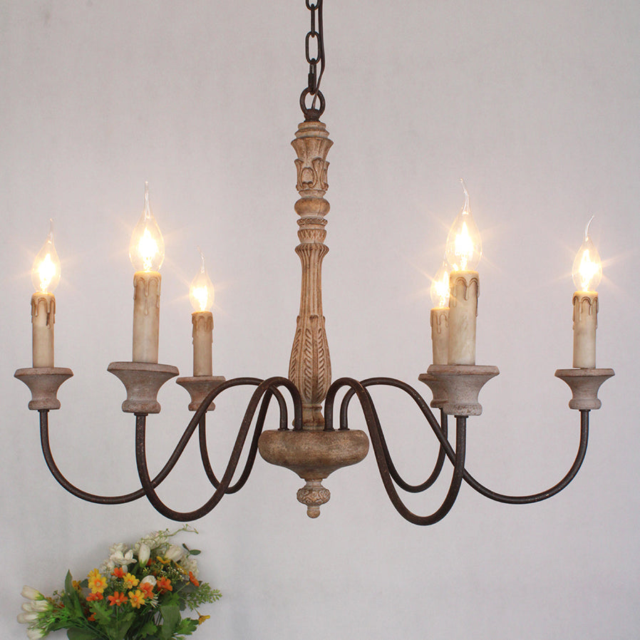 Denelonna Wood Chandelier-Moonnatur