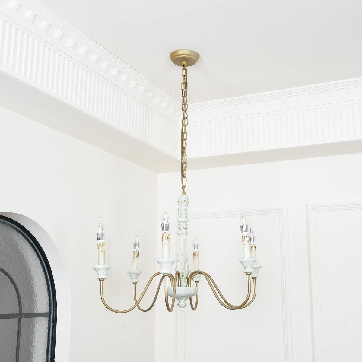 Denelonna Wood Chandelier-Moonnatur