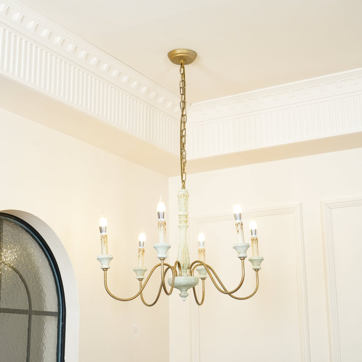 Denelonna Wood Chandelier-Moonnatur