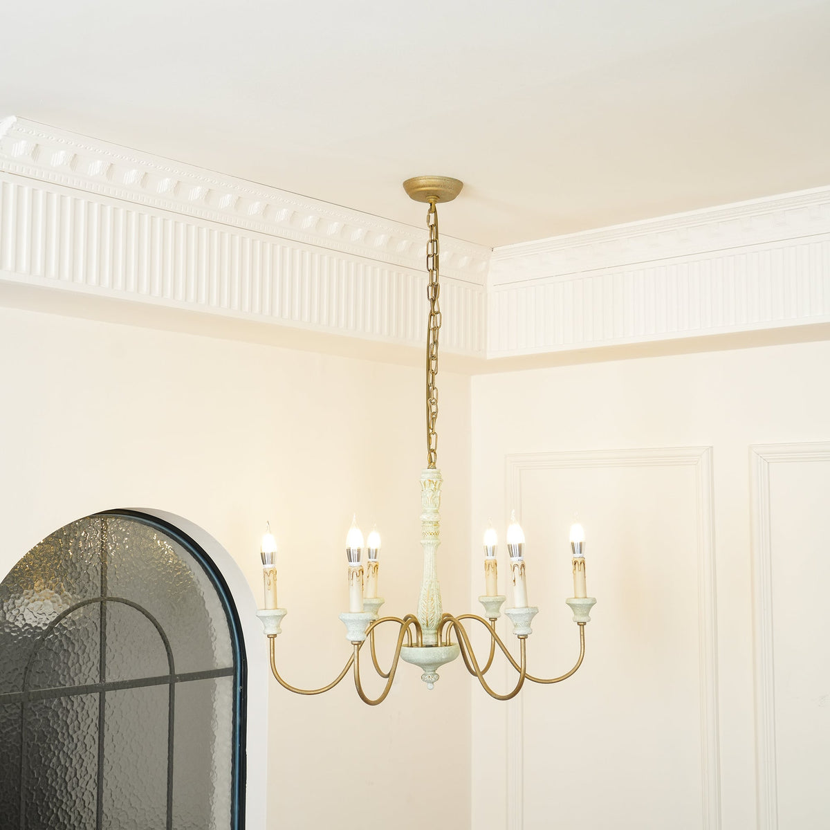 Denelonna Wood Chandelier-Moonnatur
