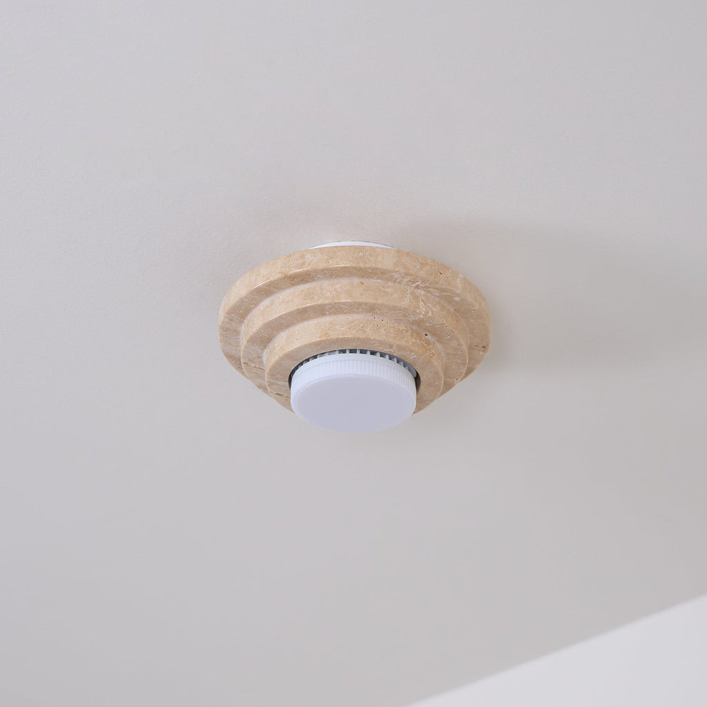 Carnelelia Travertine Ceiling Light-Moonnatur