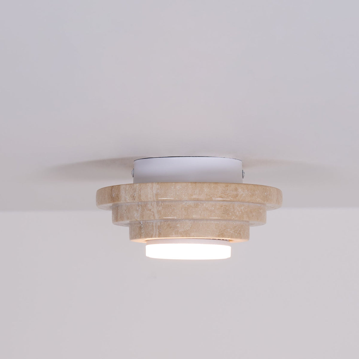 Carnelelia Travertine Ceiling Light-Moonnatur