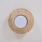 Carnelelia Travertine Ceiling Light-Moonnatur