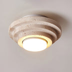 Carnelelia Travertine Ceiling Light-Moonnatur