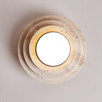 Carnelelia Travertine Ceiling Light-Moonnatur