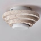 Carnelelia Travertine Ceiling Light-Moonnatur
