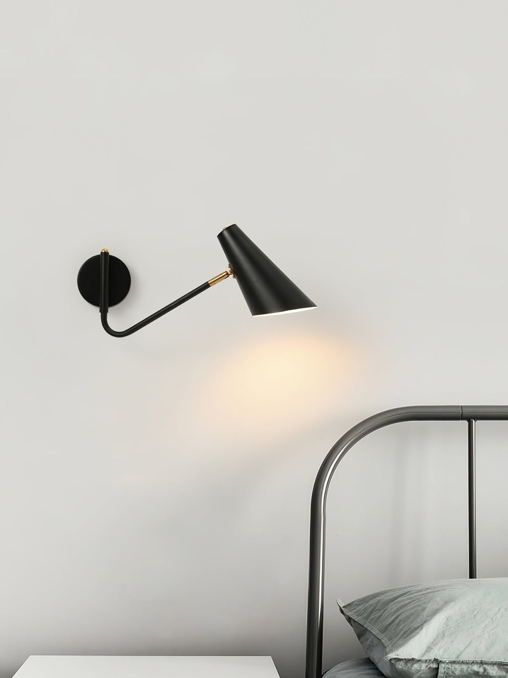Levenena Steel Wall Light-Moonnatur