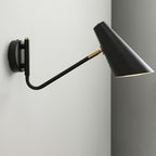 Levenena Steel Wall Light-Moonnatur
