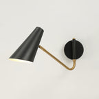 Levenena Steel Wall Light-Moonnatur