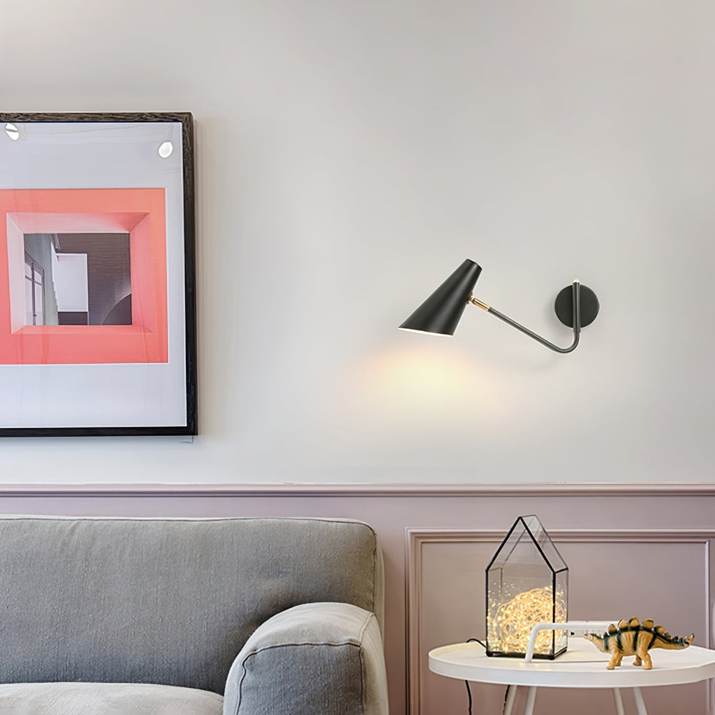 Levenena Steel Wall Light-Moonnatur