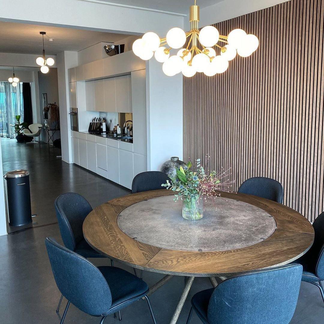 Ivorette Glass Chandelier-Moonnatur