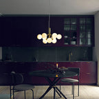 Ivorette Glass Chandelier-Moonnatur