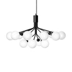 Ivorette Glass Chandelier-Moonnatur