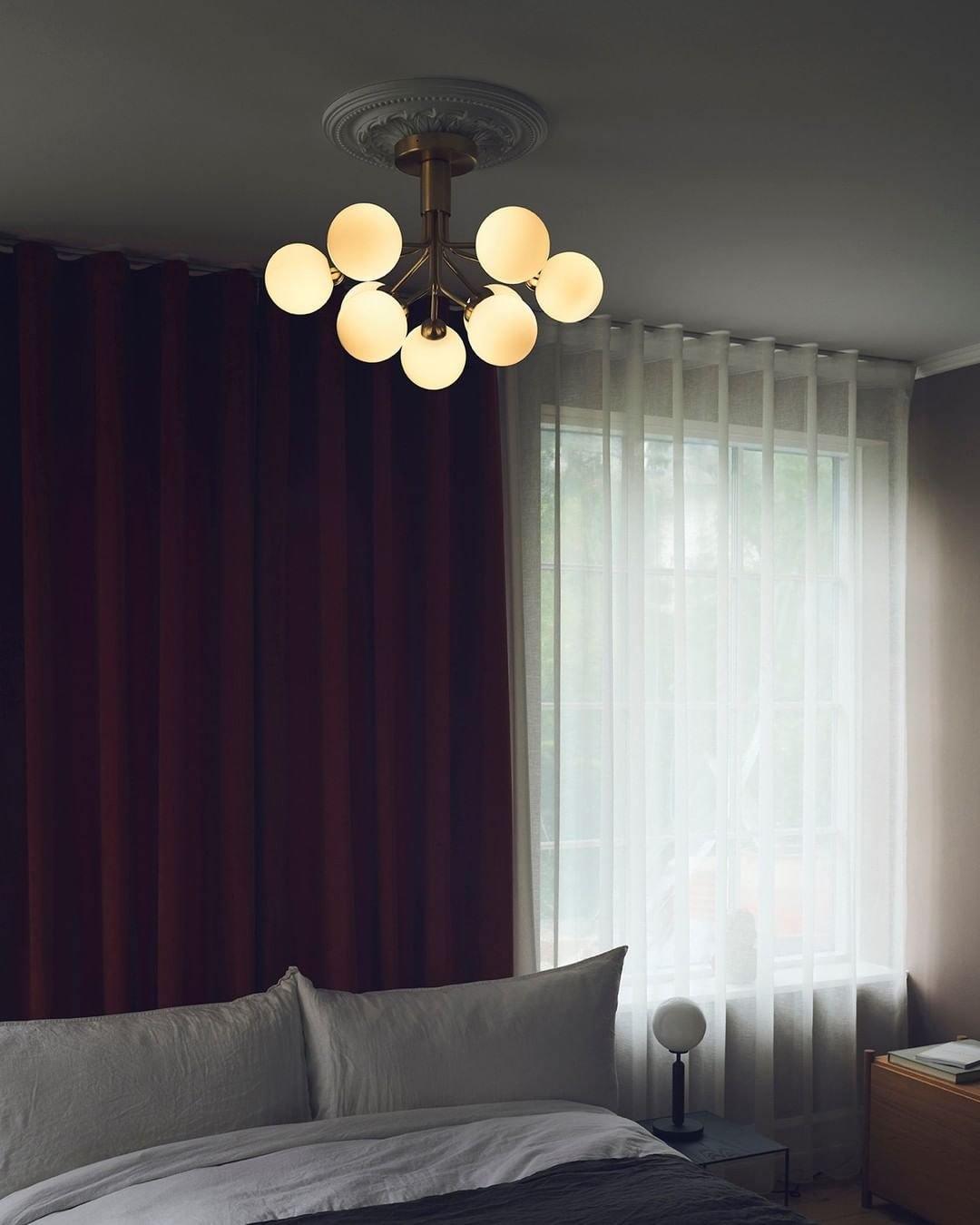 Ivorette Glass Chandelier-Moonnatur
