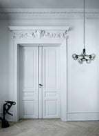 Ivorette Glass Chandelier-Moonnatur