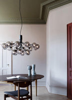 Ivorette Glass Chandelier-Moonnatur