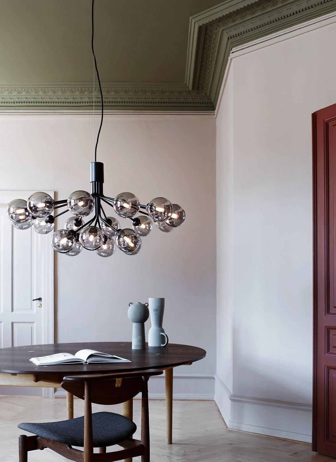 Ivorette Glass Chandelier-Moonnatur